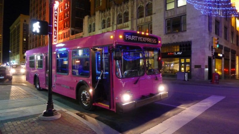 2 12 - The Marilyn Party Bus - Party Express Bus Rentals in Tulsa, OK - Party Express Bus